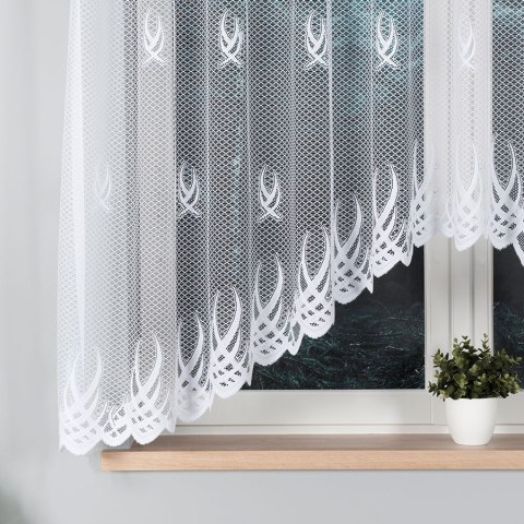 Firanka gotowa żakardowa GOSIA 160x300 cm kolor biały Firanka gotowa żakardowa GOSIA 160x300 cm kolor biały