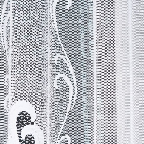 Firanka gotowa żakardowa HERMINA 150x400 cm kolor biały Firanka gotowa żakardowa HERMINA 150x400 cm kolor biały