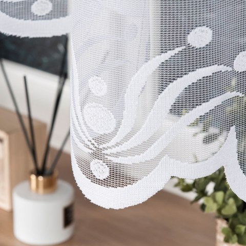 Firanka gotowa żakardowa JOLA 160x330 cm kolor biały Firanka gotowa żakardowa JOLA 160x330 cm kolor biały