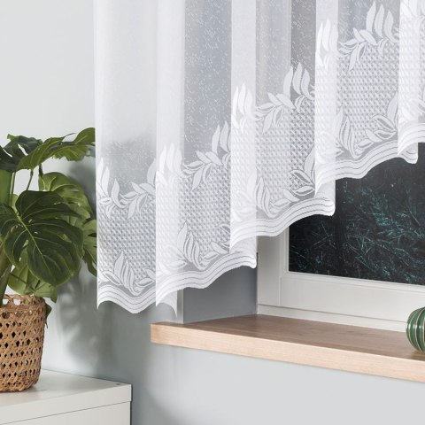 Firanka gotowa żakardowa KAMELIA 160x310 cm kolor biały Firanka gotowa żakardowa KAMELIA 160x310 cm kolor biały