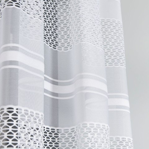 Firanka gotowa żakardowa KORINO 160x310 cm kolor biały