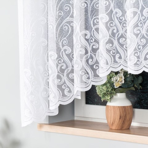 Firanka gotowa żakardowa WANDA 160x300 cm kolor biały Firanka gotowa żakardowa WANDA 160x300 cm kolor biały