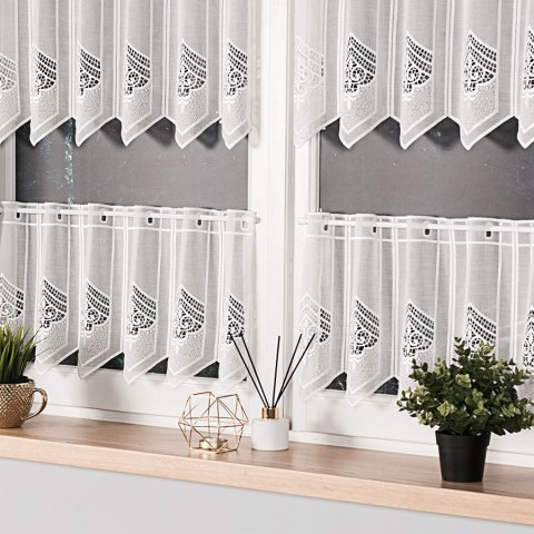 Zazdrostka z aplikacją panelowa, wysokość 90cm, kolor 012 kremowy 029700/420/012/000090/1 Zazdrostka z aplikacją panelowa, wysokość 90cm, kolor 012 kremowy 029700/420/012/000090/1