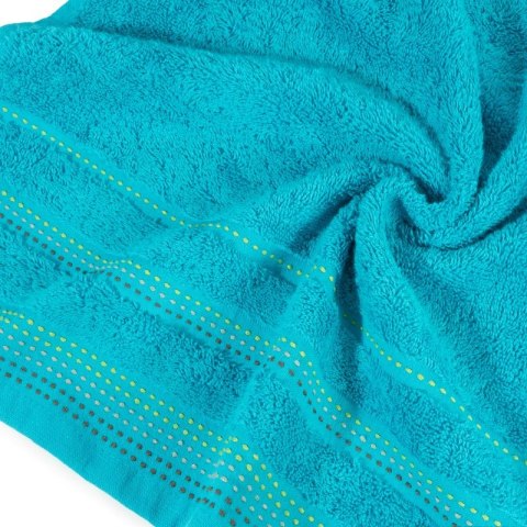 Ręcznik frotte POLA 30x50 cm kolor turkusowy Ręcznik frotte POLA 30x50 cm kolor turkusowy