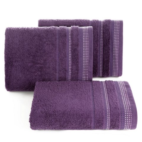 Ręcznik frotte POLA 70x140 cm kolor fioletowy Ręcznik frotte POLA 70x140 cm kolor fioletowy