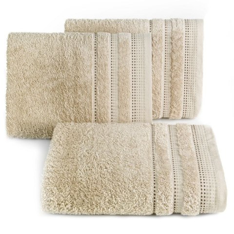 Ręcznik frotte POLA 50x90 cm kolor beżowy Ręcznik frotte POLA 50x90 cm kolor beżowy