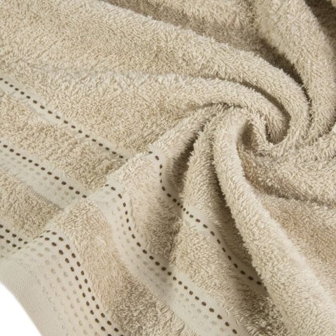 Ręcznik frotte POLA 50x90 cm kolor beżowy Ręcznik frotte POLA 50x90 cm kolor beżowy