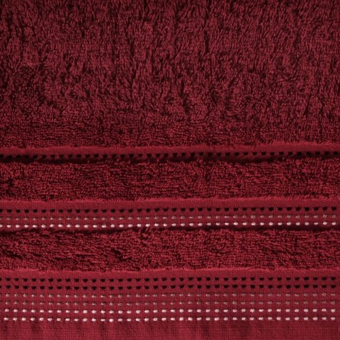 Ręcznik frotte POLA 70x140 cm kolor bordowy Ręcznik frotte POLA 70x140 cm kolor bordowy