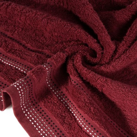 Ręcznik frotte POLA 70x140 cm kolor bordowy Ręcznik frotte POLA 70x140 cm kolor bordowy