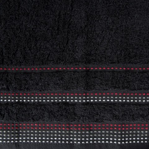 Ręcznik frotte POLA 70x140 cm kolor czarny Ręcznik frotte POLA 70x140 cm kolor czarny