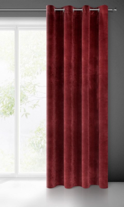 Zasłona gotowa VILLA 140x250 cm kolor ciemnobordowy Zasłona gotowa VILLA 140x250 cm kolor ciemnobordowy