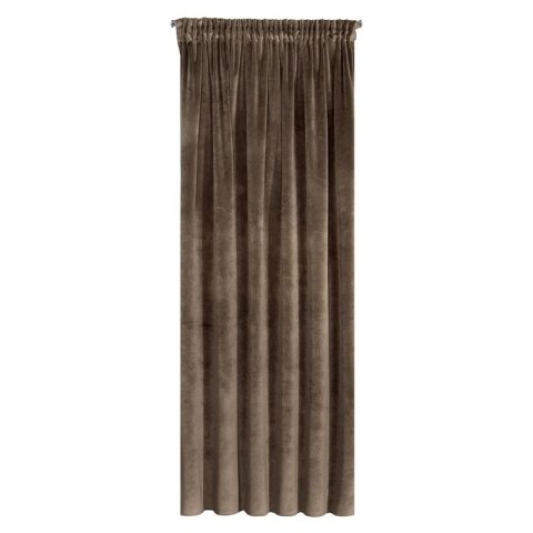 Zasłona gotowa na taśmie VILLA 140x270 cm kolor brązowy Zasłona gotowa na taśmie VILLA 140x270 cm kolor brązowy