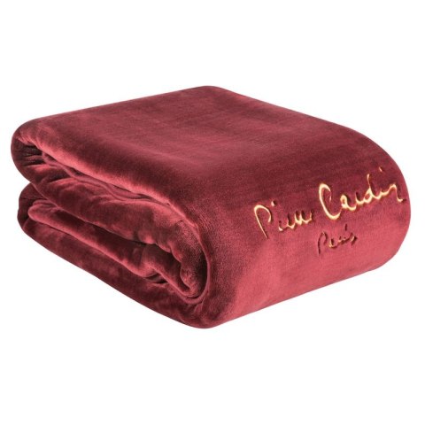 Ekskluzywny koc Pierre Cardin CLARA 160x240 cm kolor bordowy Ekskluzywny koc Pierre Cardin CLARA 160x240 cm kolor bordowy