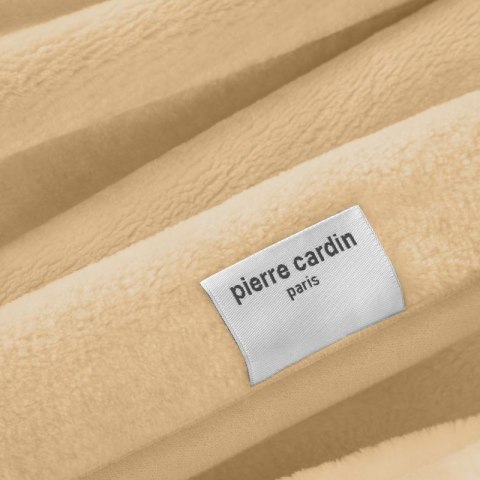 Ekskluzywny koc Pierre Cardin CLARA 160x240 cm kolor ciemnokremowy