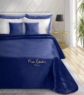 Ekskluzywny koc Pierre Cardin CLARA 220x240 cm kolor ciemnoniebieski