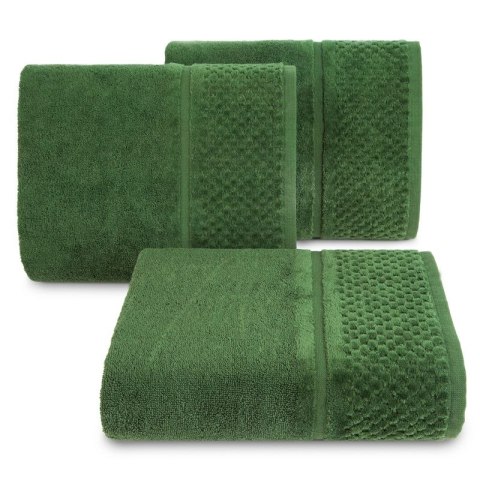 Ręcznik frotte IBIZA 50x90 cm kolor butelkowy zielony Ręcznik frotte IBIZA 50x90 cm kolor butelkowy zielony