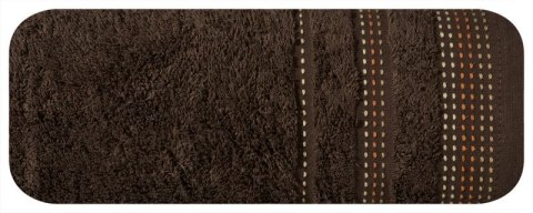 Ręcznik frotte POLA 70x140 cm kolor brązowy Ręcznik frotte POLA 70x140 cm kolor brązowy