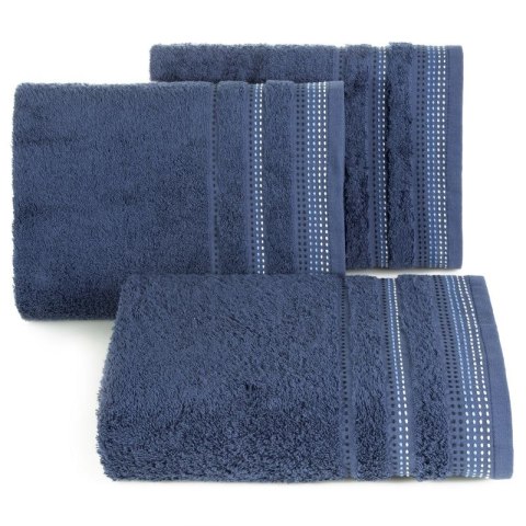 Ręcznik frotte POLA 30x50 cm kolor granatowy Ręcznik frotte POLA 30x50 cm kolor granatowy