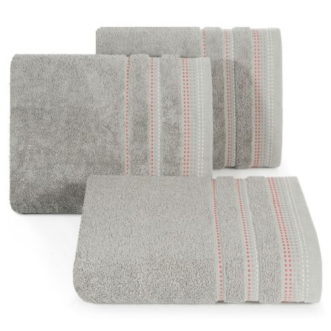 Ręcznik frotte POLA 50x90 cm kolor srebrny Ręcznik frotte POLA 50x90 cm kolor srebrny
