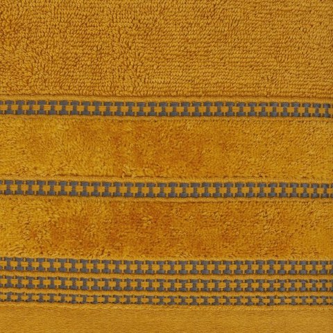 Ręcznik bawełniany AMANDA 50x90 cm kolor musztardowy Ręcznik bawełniany AMANDA 50x90 cm kolor musztardowy