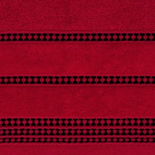 Ręcznik bawełniany AMANDA 70x140 cm kolor czerwony