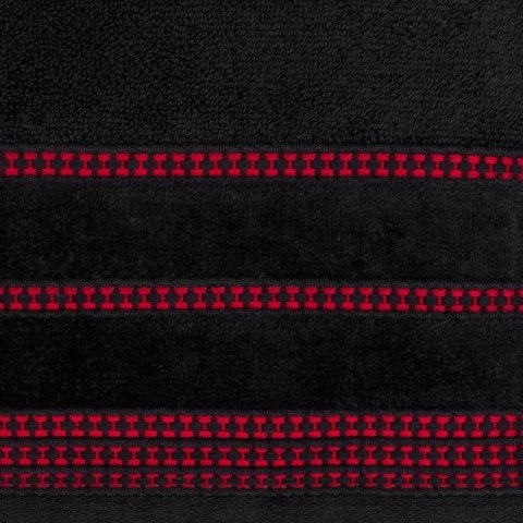 Ręcznik bawełniany AMANDA 30x50 cm kolor czarny Ręcznik bawełniany AMANDA 30x50 cm kolor czarny