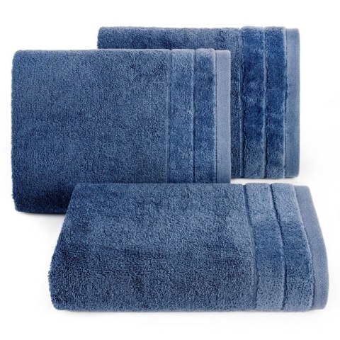 Ręcznik frotte DAMLA 30x50 cm kolor granatowy Ręcznik frotte DAMLA 30x50 cm kolor granatowy