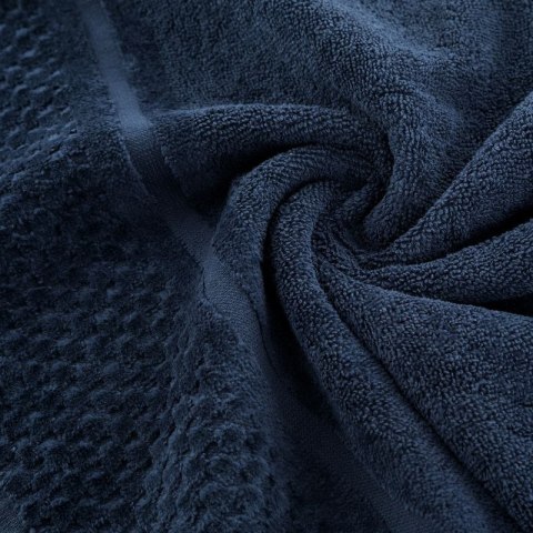 Ręcznik frotte IBIZA 70x140 cm kolor granatowy Ręcznik frotte IBIZA 70x140 cm kolor granatowy
