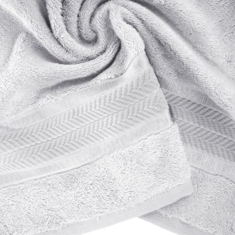 Ręcznik frotte MIRO 70x140 cm kolor srebrny Ręcznik frotte MIRO 70x140 cm kolor srebrny