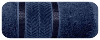 Ręcznik frotte MIRO 70x140 cm kolor granatowy