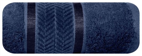 Ręcznik frotte MIRO 70x140 cm kolor granatowy Ręcznik frotte MIRO 70x140 cm kolor granatowy