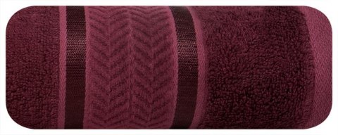 Ręcznik frotte MIRO 50x90 cm kolor bordowy Ręcznik frotte MIRO 50x90 cm kolor bordowy