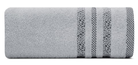 Ręcznik bawełniany TESSA 70x140 cm kolor srebrny Ręcznik bawełniany TESSA 70x140 cm kolor srebrny