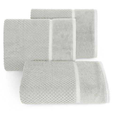 Ręcznik frotte CALEB 70x140 cm kolor srebrny Ręcznik frotte CALEB 70x140 cm kolor srebrny