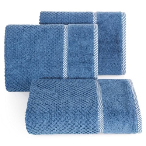 Ręcznik frotte CALEB 50x90 cm kolor niebieski Ręcznik frotte CALEB 50x90 cm kolor niebieski