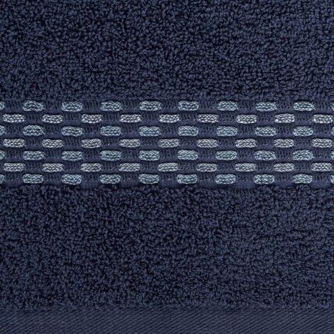 Ręcznik bawełniany RIVA 30x50 cm kolor granatowy Ręcznik bawełniany RIVA 30x50 cm kolor granatowy