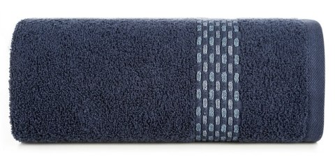 Ręcznik bawełniany RIVA 70x140 cm kolor granatowy Ręcznik bawełniany RIVA 70x140 cm kolor granatowy