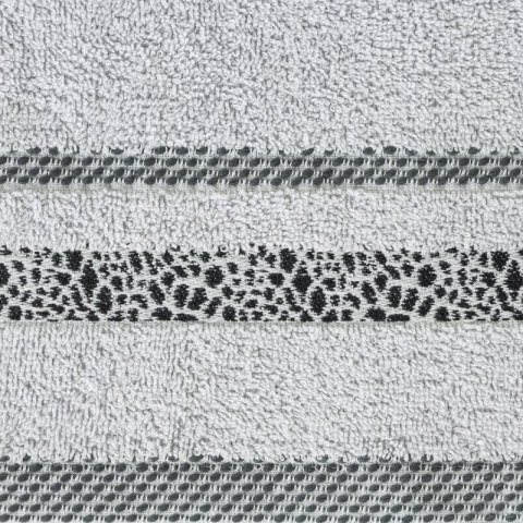 Ręcznik bawełniany TESSA 50x90 cm kolor srebrny Ręcznik bawełniany TESSA 50x90 cm kolor srebrny