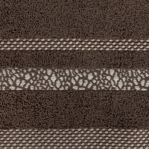 Ręcznik bawełniany TESSA 30x50 cm kolor brązowy Ręcznik bawełniany TESSA 30x50 cm kolor brązowy
