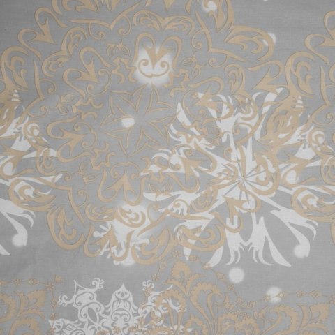 Komplet pościeli bawełnianej SANTA 160x200 cm kolor beżowy Komplet pościeli bawełnianej SANTA 160x200 cm kolor beżowy
