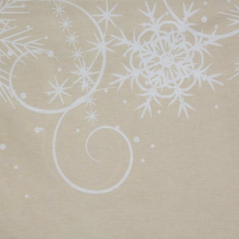 Komplet pościeli bawełnianej SANTA 160x200 cm kolor beżowy Komplet pościeli bawełnianej SANTA 160x200 cm kolor beżowy
