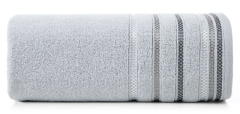 Ręcznik bawełniany LIVIA 30x50 cm kolor srebrny Ręcznik bawełniany LIVIA 30x50 cm kolor srebrny