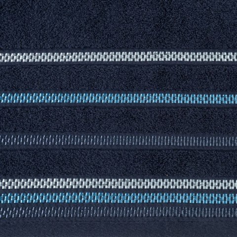 Ręcznik bawełniany LIVIA 70x140 cm kolor granatowy Ręcznik bawełniany LIVIA 70x140 cm kolor granatowy