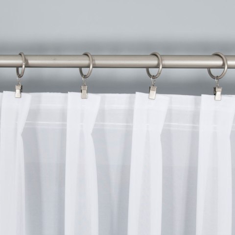Firanka fantazyjna SILK00 wysokość 300 cm kolor biały Firanka fantazyjna SILK00 wysokość 300 cm kolor biały