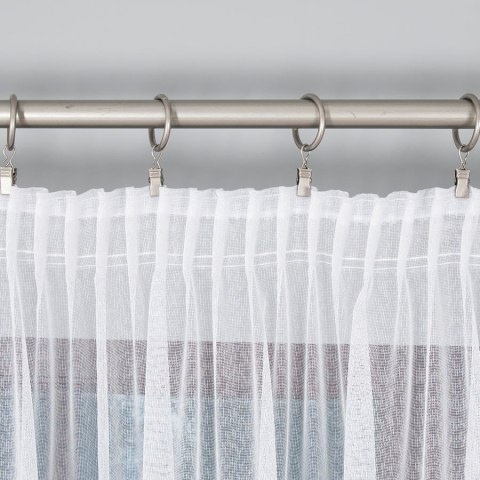 Firanka z aplikacją na markizecie 082492 wysokość 250 cm kolor biały