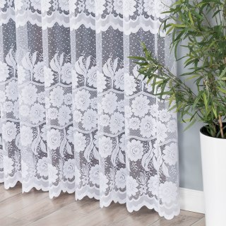 Firanka żakardowa 049360 wysokość 250 cm kolor biały