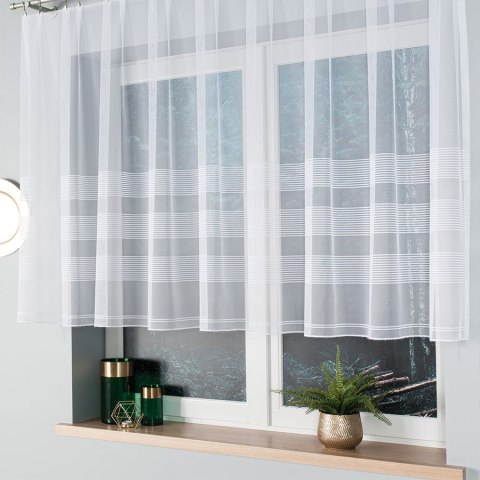 Firanka gotowa żakardowa MICHALINA 120x300 cm kolor biały Firanka gotowa żakardowa MICHALINA 120x300 cm kolor biały