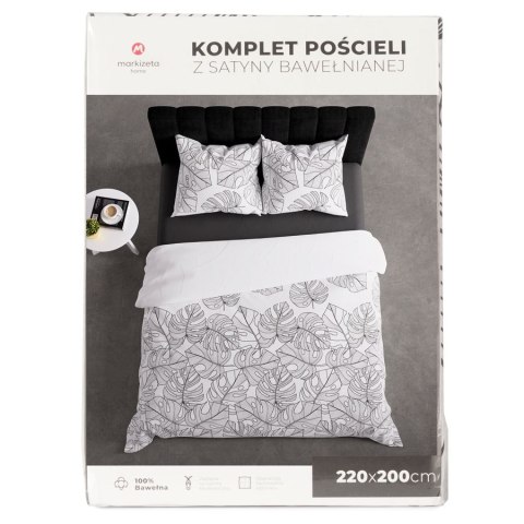 Komplet pościeli z satyny bawełnianej MOLINE 160x200 cm