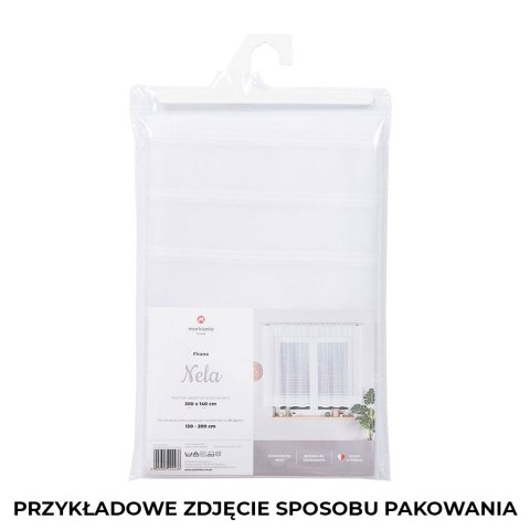 Firanka gotowa żakardowa NELA 160x400 cm kolor biały Firanka gotowa żakardowa NELA 160x400 cm kolor biały