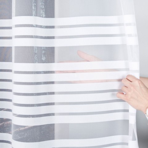 Firanka gotowa żakardowa TOLA 160x400 cm kolor biały Firanka gotowa żakardowa TOLA 160x400 cm kolor biały